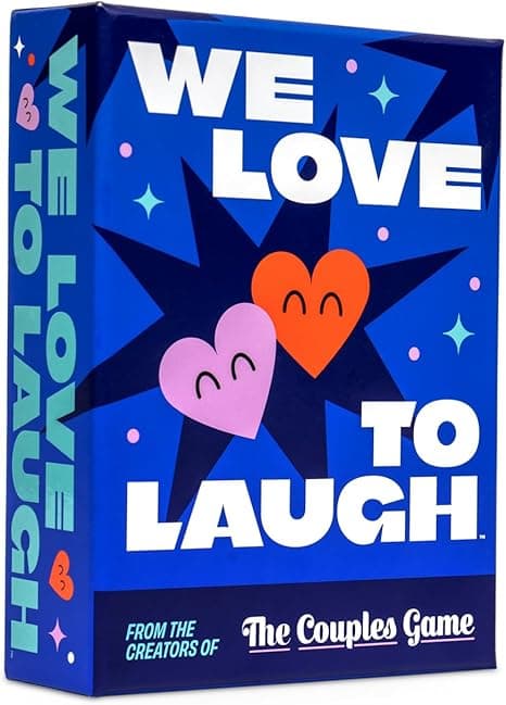 DSS Games We Love to Laugh [Couples Game for 2 Players | Hilarious Relationship Card Game for Date Night, Anniversaries, Game Night | Prime Deal | Couples Gift Idea, Try Not to Laugh] - Image 1